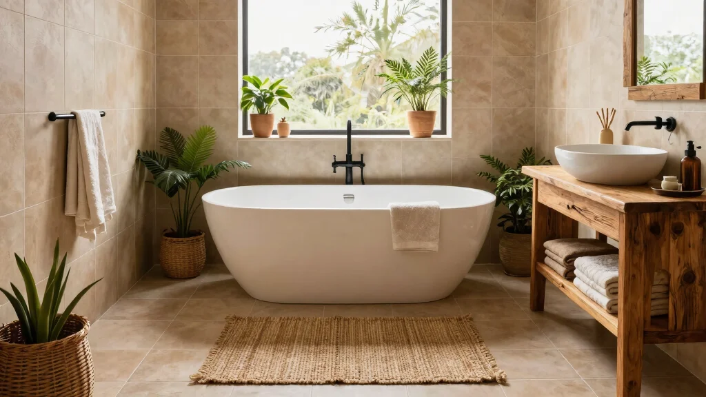 14 Tan Tile Bathroom Ideas With Warm Balance
