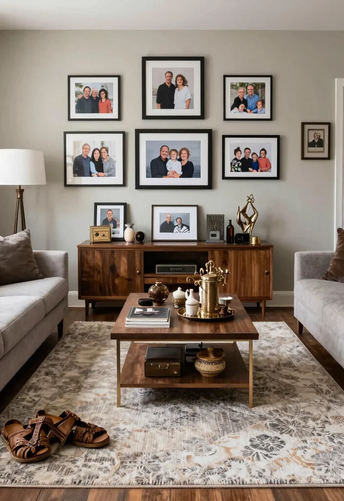 15 6x9 Rug Living Room Ideas Right Size Styling - 15. Personalizing with Unique Accessories 1