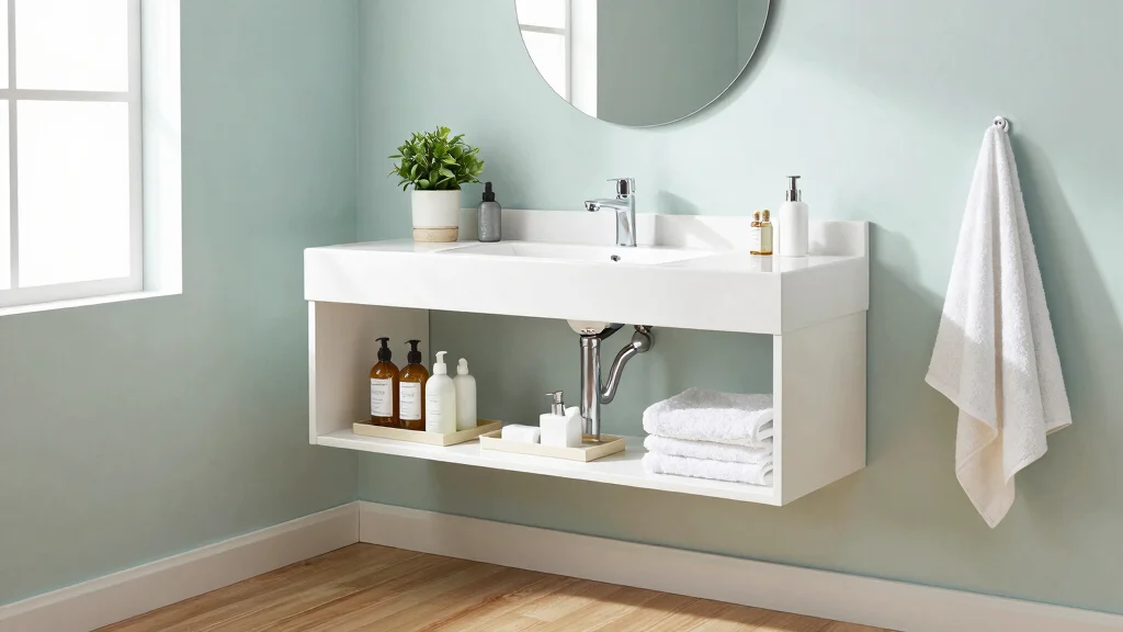 15 Bathroom Vanity Shelf Ideas That Add Storage And Style