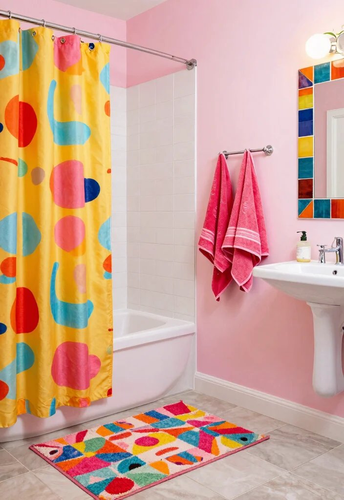 15 Caravan Bathroom Ideas For Small Mobile Spaces - 2. Bold Color Accents 1