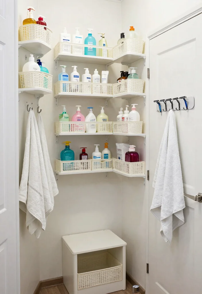15 Caravan Bathroom Ideas For Small Mobile Spaces - 3. Space-Saving Storage Solutions 1