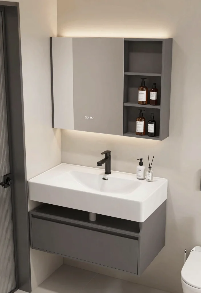15 Caravan Bathroom Ideas For Small Mobile Spaces - 6. Dual-Purpose Fixtures 1