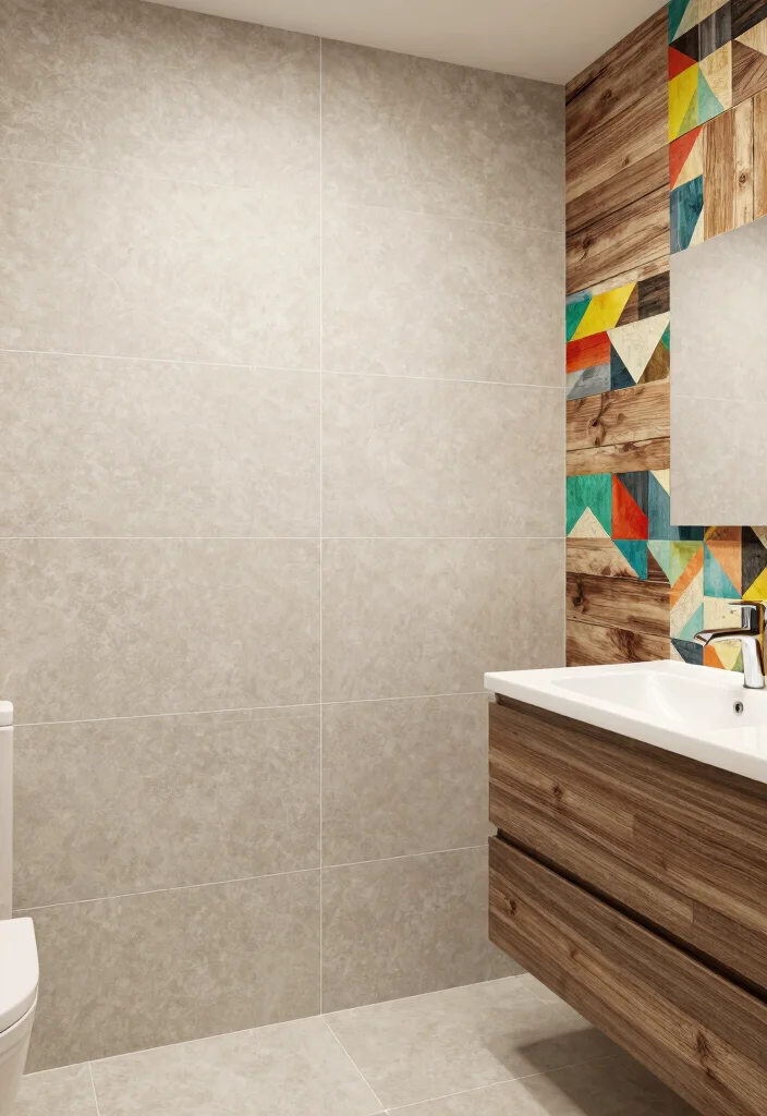 15 Caravan Bathroom Ideas For Small Mobile Spaces - 9. Textured Wall Treatments 1