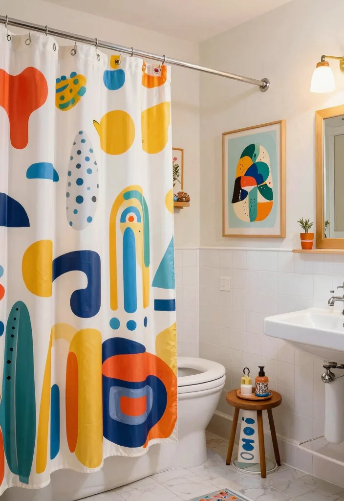 15 Cottage Bathroom Ideas With Cozy Charm - 14. Whimsical Elements for Fun 1