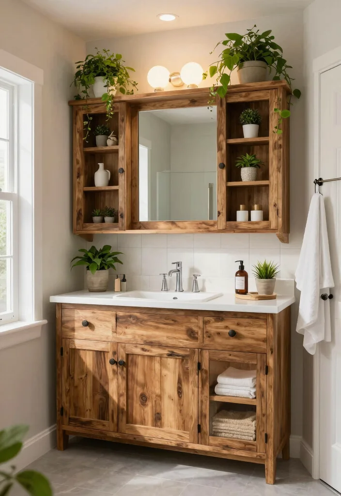 15 Cottage Bathroom Ideas With Cozy Charm - 15. Eco-Friendly Choices for Sustainable Living 1