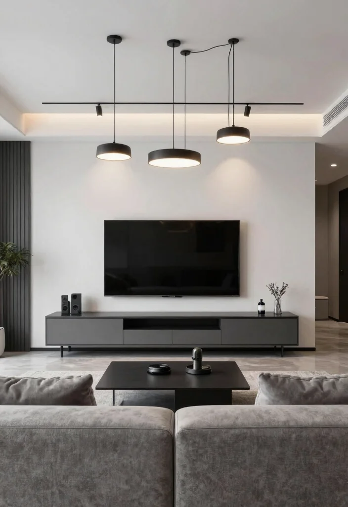 15 Mink Sofa Living Room Ideas: Soft Neutral Elegance - 13. Integrating Technology Seamlessly 1