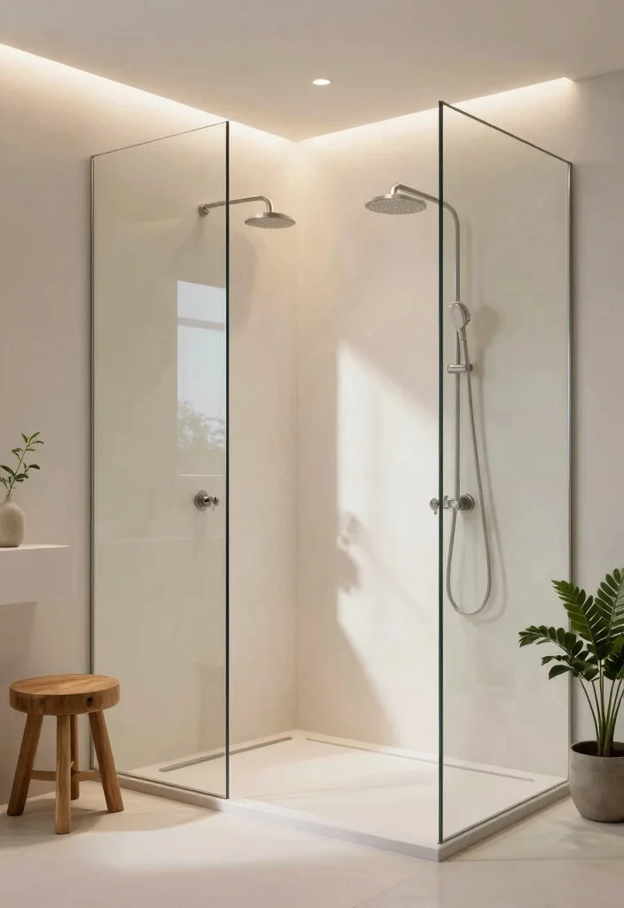 15 Mirror Tile Bathroom Ideas For Extra Light And Glam - 5. Mirrored Shower Walls 1