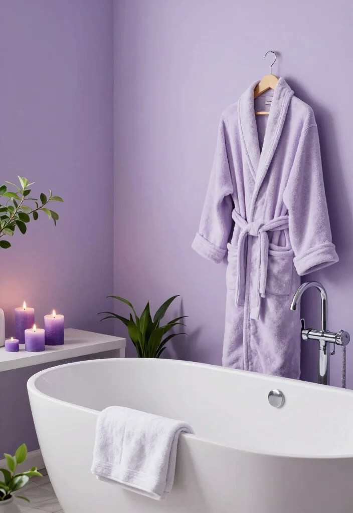 15 Purple Bathroom Ideas With Creative Flair - 9. Spa-Like Lavender Sanctuary 1
