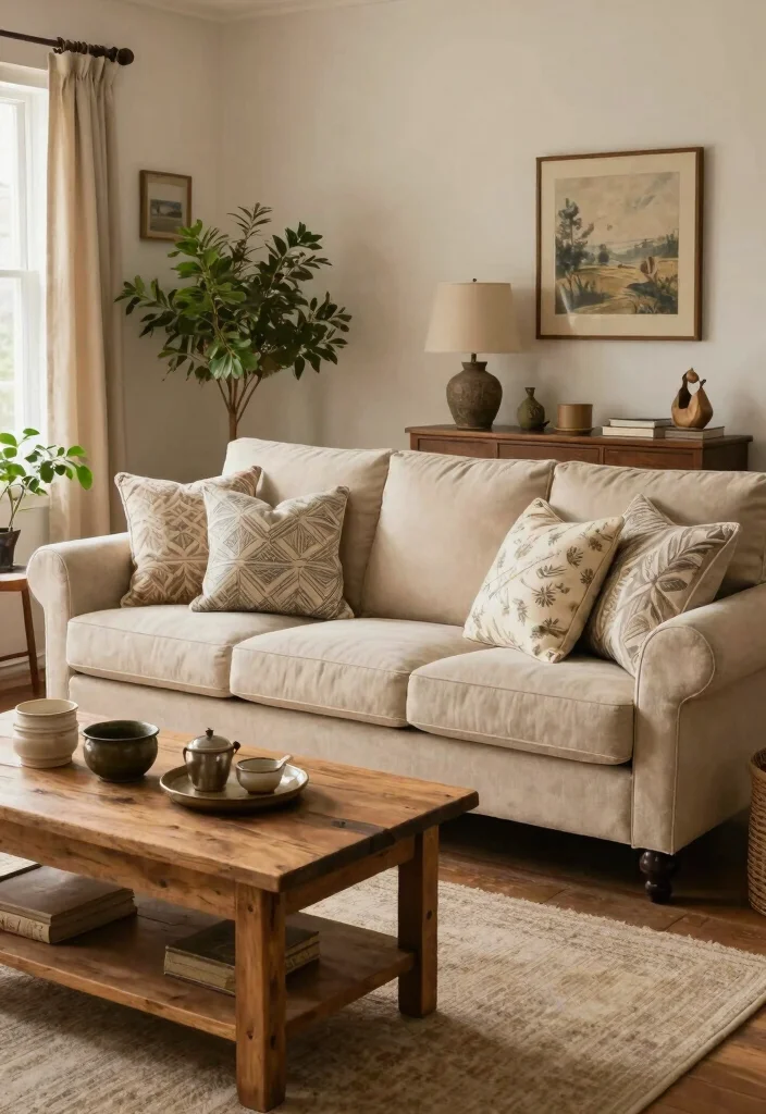 15 Scandinavian-Inspired 3+2 Sofa Living Room Ideas for Classic Balanced Seating - 10. Farmhouse Charm 1