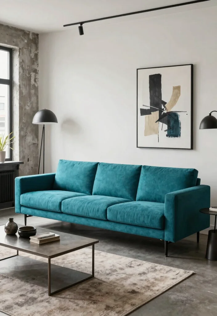 15 Scandinavian-Inspired 3+2 Sofa Living Room Ideas for Classic Balanced Seating - 12. Urban Chic 1