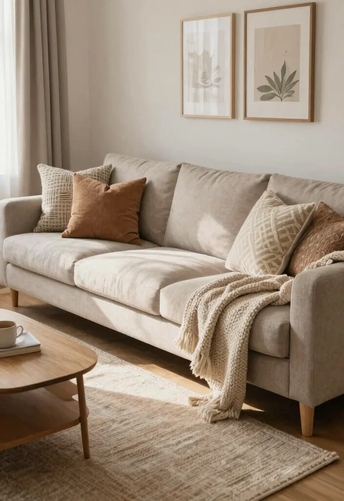 15 Scandinavian-Inspired 3+2 Sofa Living Room Ideas for Classic Balanced Seating - 13. Layered Textiles 1