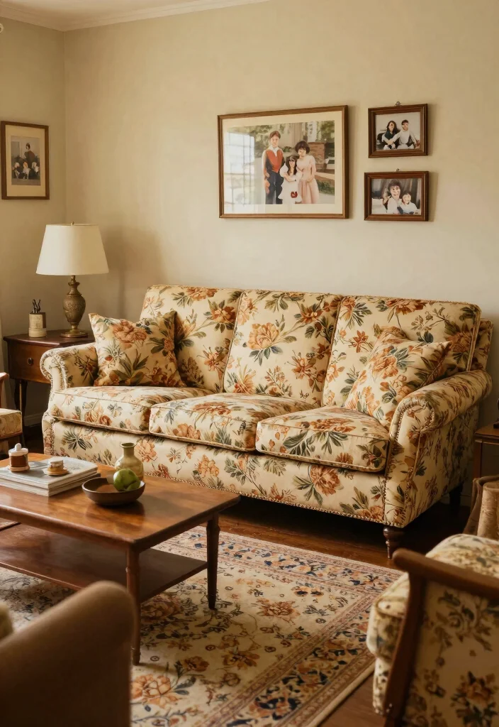 15 Scandinavian-Inspired 3+2 Sofa Living Room Ideas for Classic Balanced Seating - 14. Vintage Revival 1