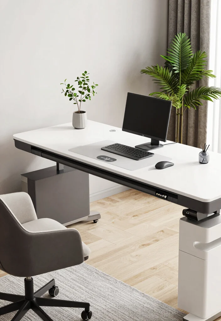 15 Study Table in Living Room Ideas: Smart Dual Purpose - 15. Smart Desk Solutions 1