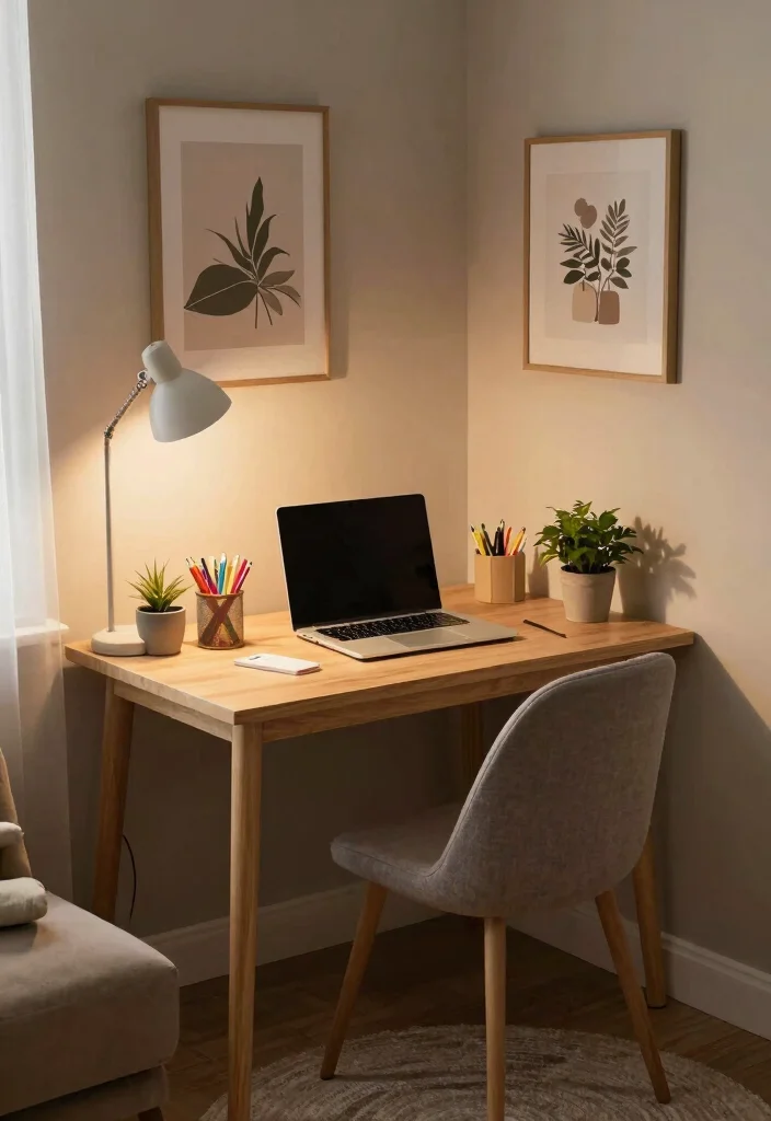 15 Study Table in Living Room Ideas: Smart Dual Purpose - 6. Corner Desk Nook 1