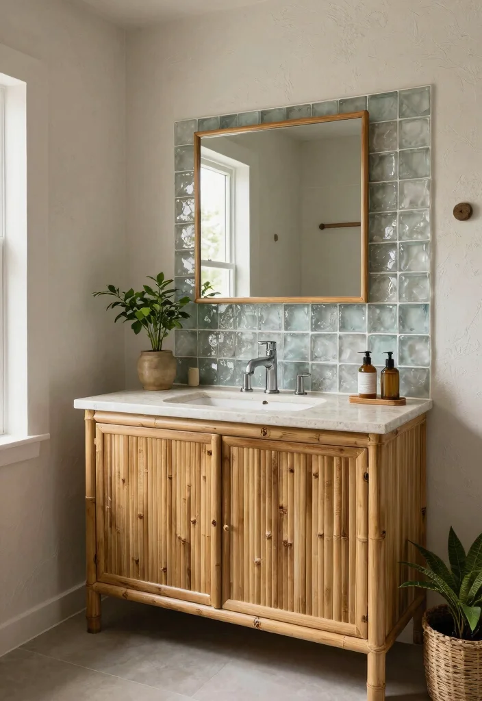 16 Barndominium Bathroom Ideas With Rustic Modern Style - 8. Eco-Friendly Materials 1