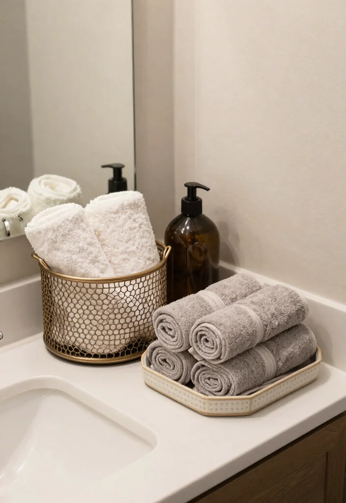 16 Downstairs Bathroom Ideas That Feel Welcoming - 12. Choose Functional Decor 1