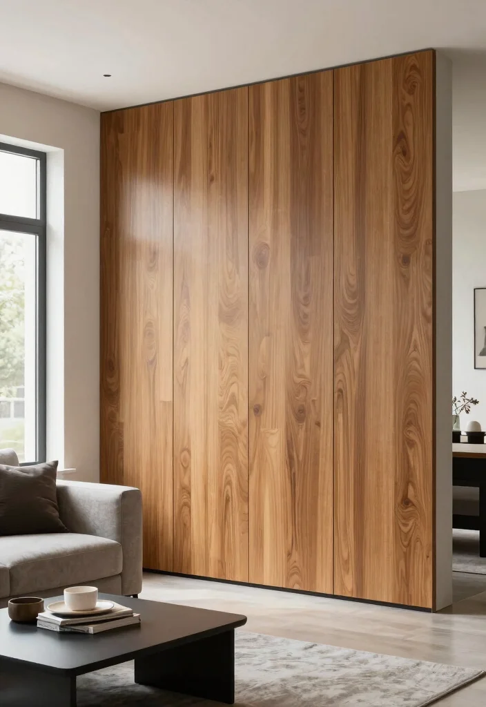 16 Living Room Wall Paneling Ideas: Texture, Depth, Style - 9. Vinyl Wall Panels 1