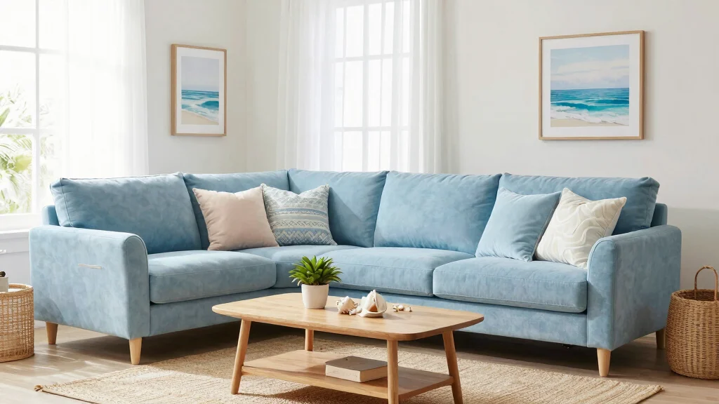 16 Sky Blue Sofa Living Room Ideas: Light and Airy Accents