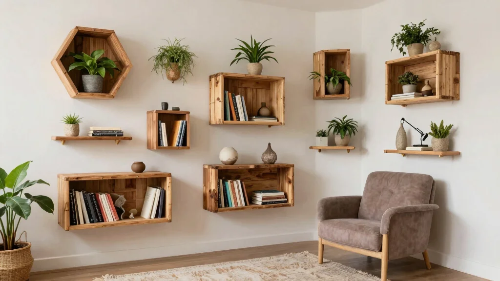 16 Wall Bookshelf Ideas for Stylish Living Room Storage