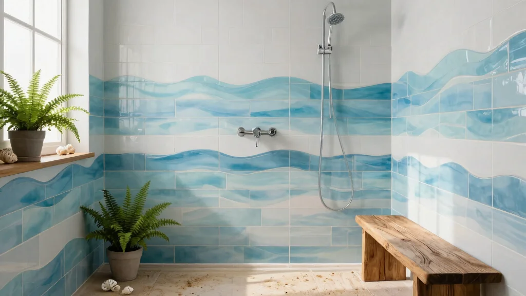 16 Wavy Tile Shower Bathroom Ideas With Modern Flow