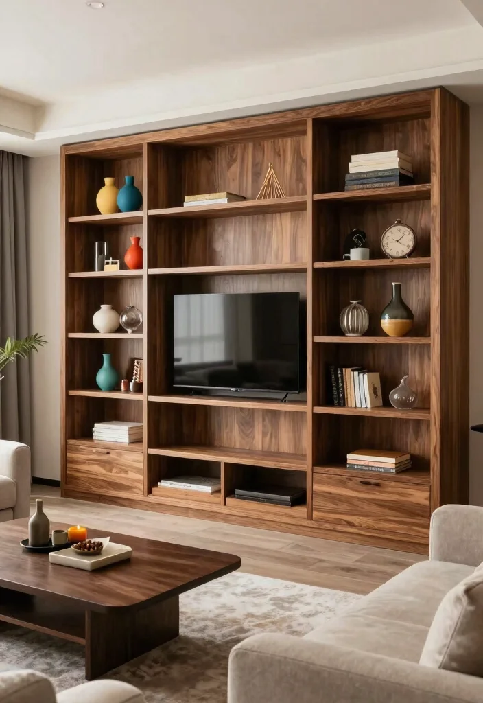 17 Built In Shelves Living Room DIY Ideas for Custom Storage - 17. Built-In Multi-Use Storage 1