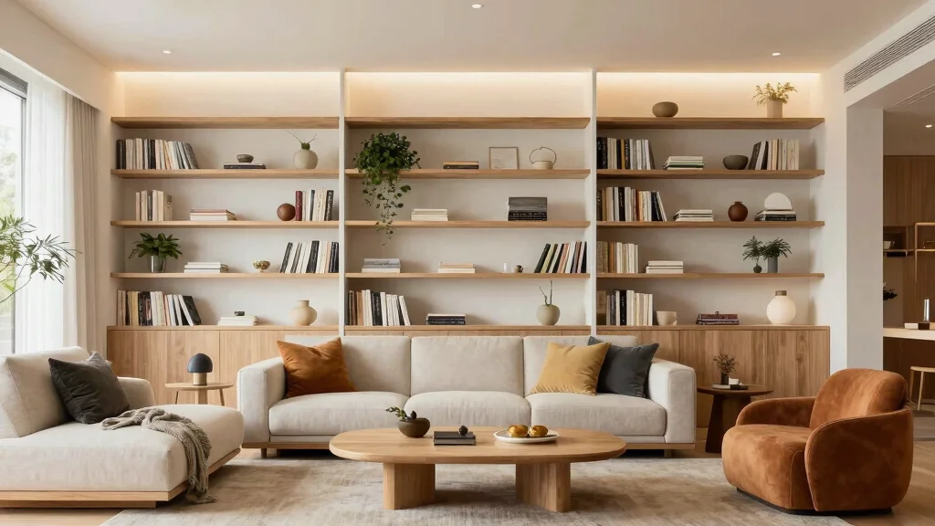 17 Built In Shelves Living Room DIY Ideas for Custom Storage