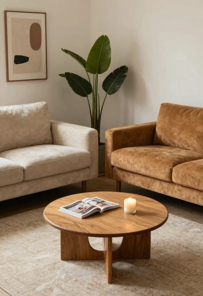 17 Double Sofa Living Room Layout Ideas for Symmetrical Comfort - 2. Cozy Corner Arrangement 1