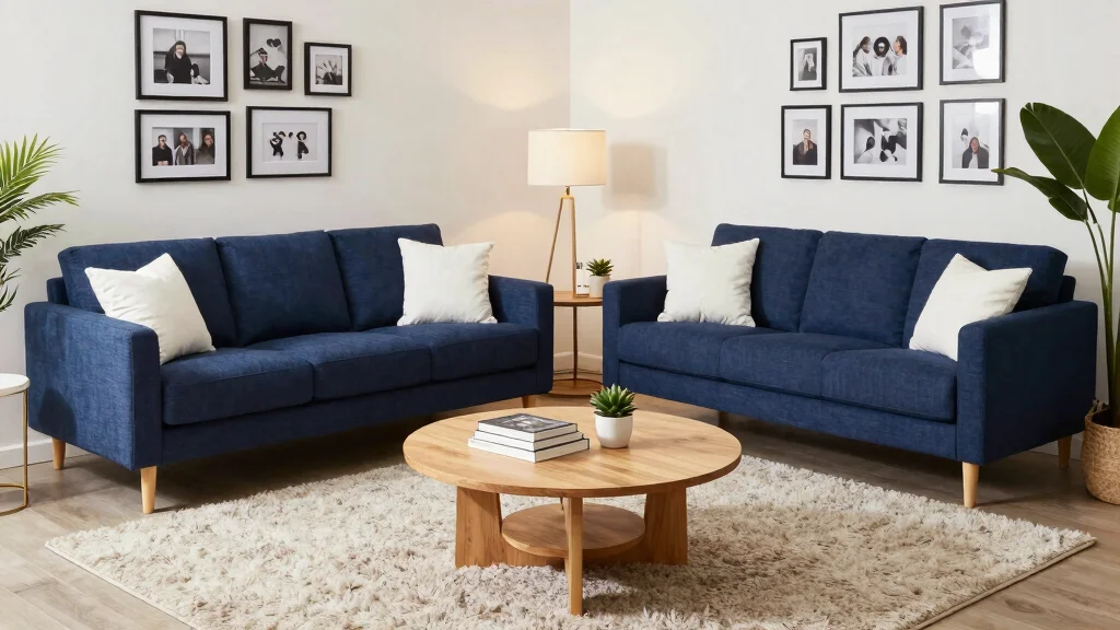 17 Double Sofa Living Room Layout Ideas for Symmetrical Comfort