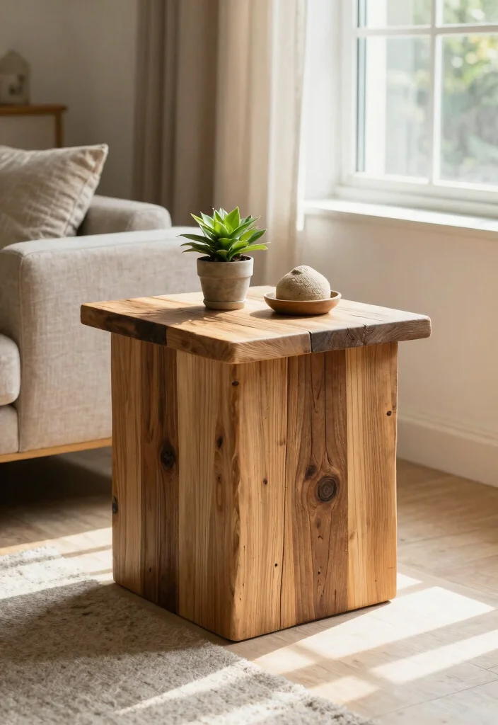 17 End Table Living Room Ideas Small But Stylish Touch - 15. Eco-Friendly Furniture Choices 1