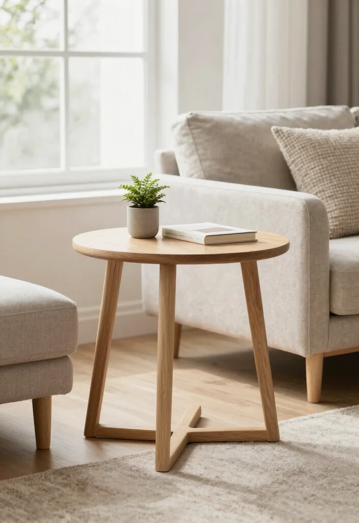 17 End Table Living Room Ideas Small But Stylish Touch - 9. Scandinavian Simplicity in Design 1