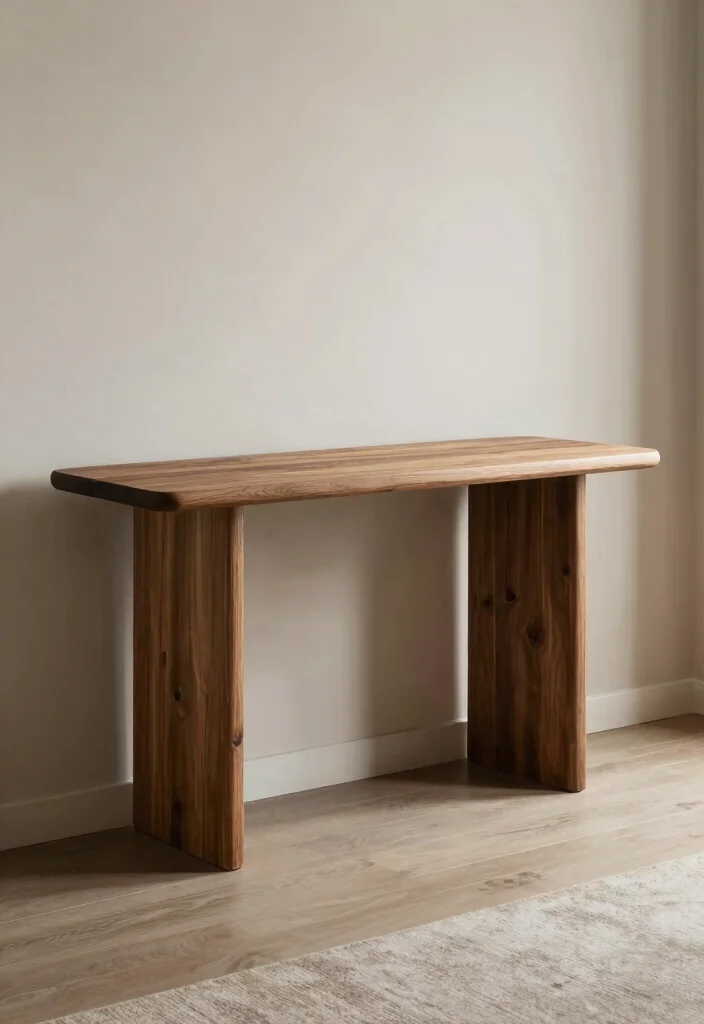 17 Living Room Console Table Ideas Stylish Functional Decor - 15. Functional Artistry 1