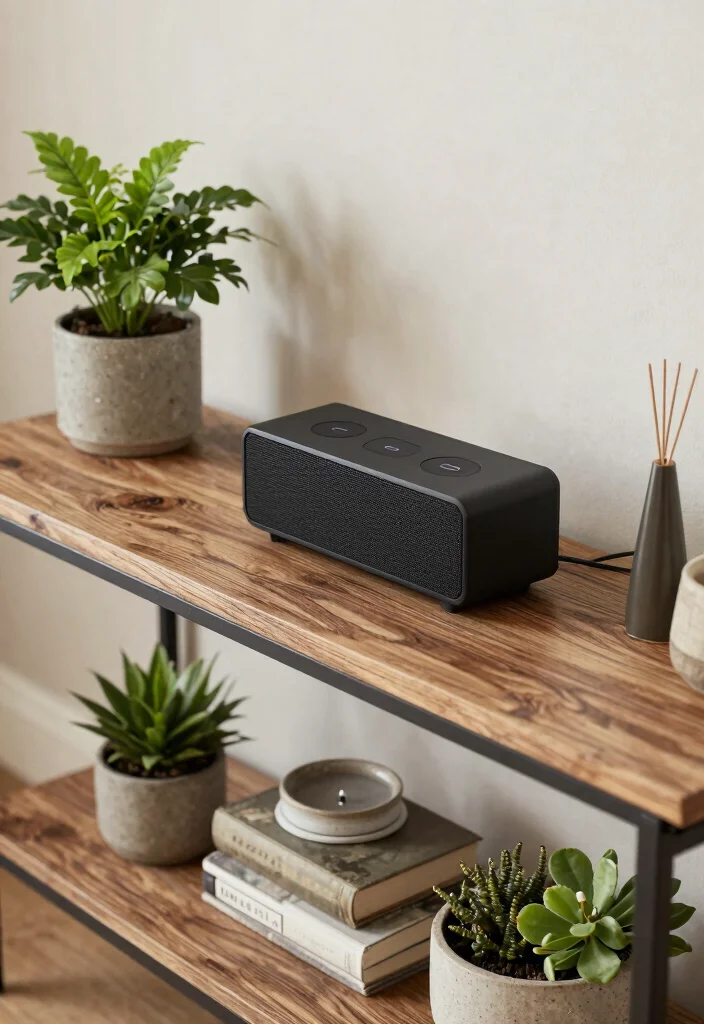 17 Living Room Console Table Ideas Stylish Functional Decor - 17. Smart Tech Integration 1