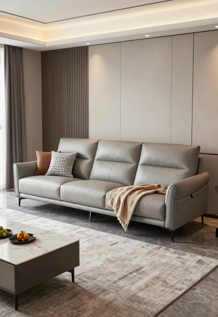 17 Living Room Leather Couch Ideas: Timeless Stylish Comfort - 9. Leather Sofa Beds 1