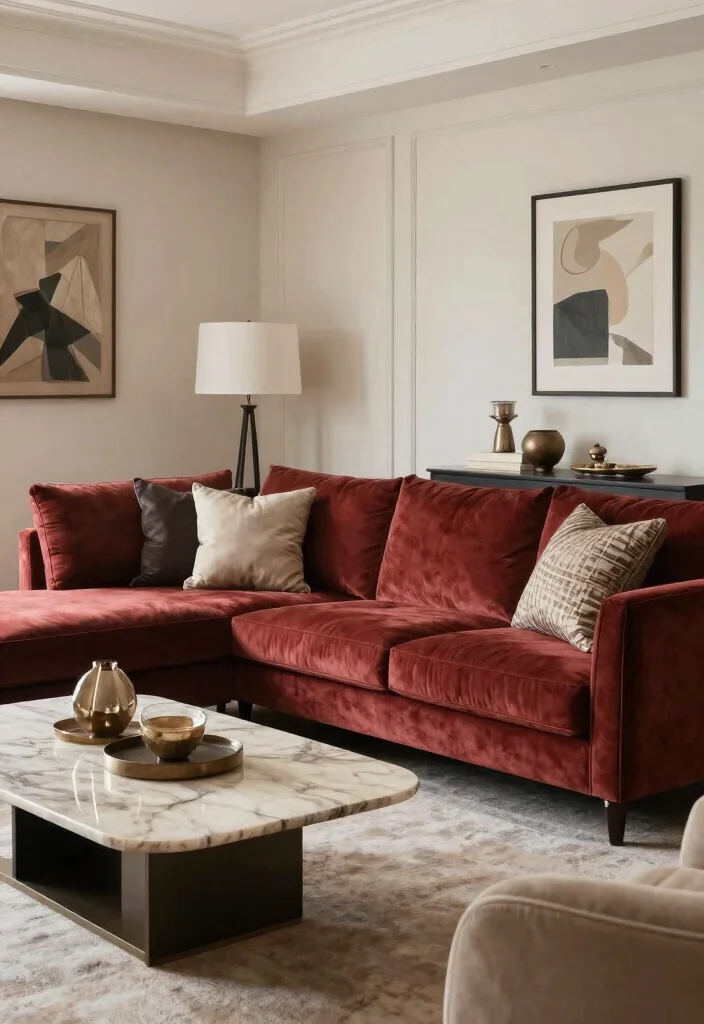 17 Living Room With Corner Sofa Ideas: Cozy Efficient Layout - 14. Elegant Corner Sofa with Formal Layout 1