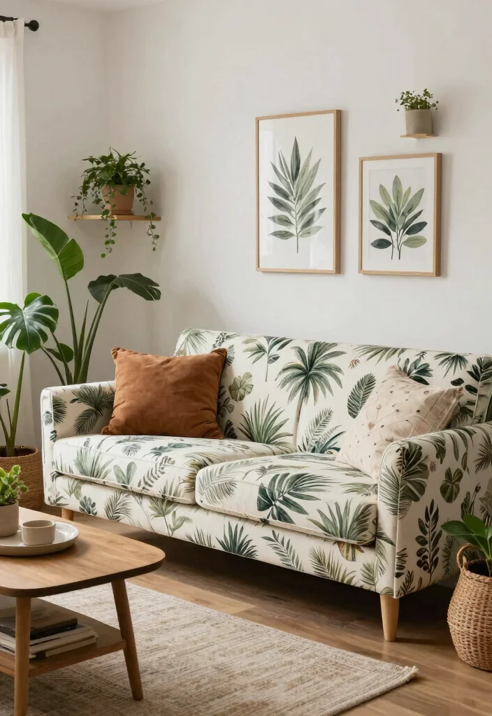 17 Living Room With Corner Sofa Ideas: Cozy Efficient Layout - 15. Outdoor-Inspired Corner Sofa Arrangement 1