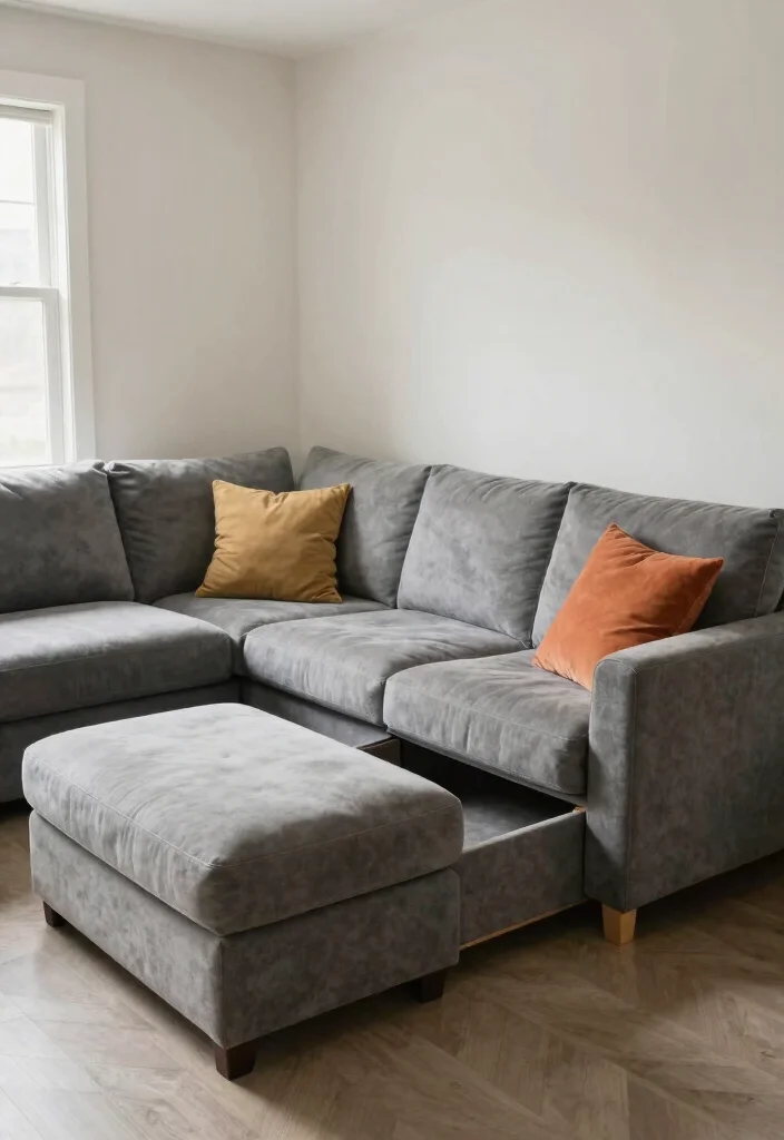 17 Living Room With Corner Sofa Ideas: Cozy Efficient Layout - 5. Functional Corner Sofa with Built-in Storage 1