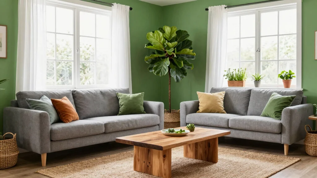 17 Living Room With Green Walls Ideas for a Fresh Natural Feel