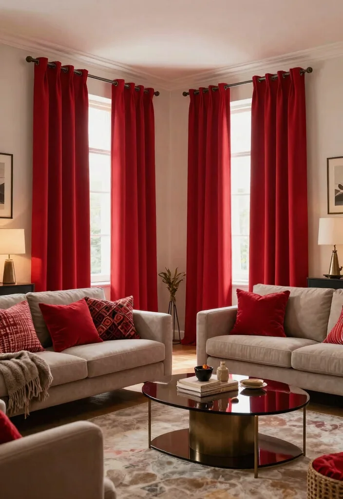 17 Red Curtains Living Room Ideas Bold Dramatic Impact - Conclusion 1