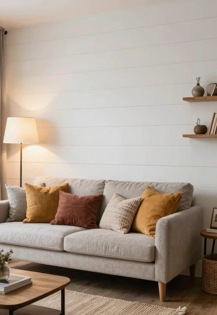 18 Cozy Living Room Wall Decor Ideas for a Warm, Inviting Touch - 6. Textured Wall Panels 1