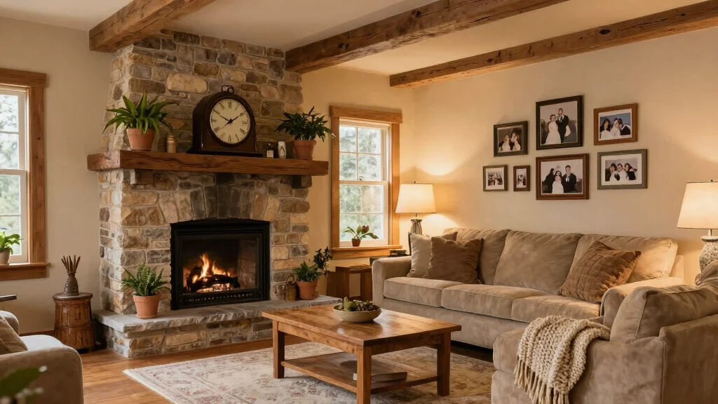 18 Living Room Chimney Wall Ideas: Cozy Focal Point Design