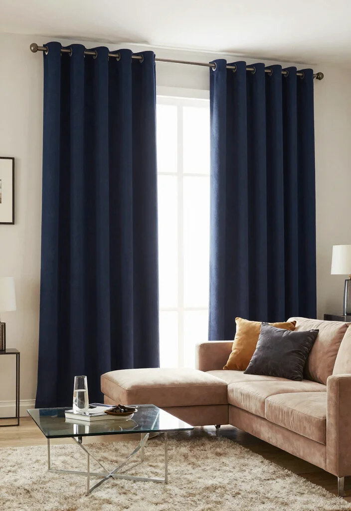 18 Luxury Curtains Living Room Ideas Hotel Worthy Draping - 3. Chic Blackout Curtains 1