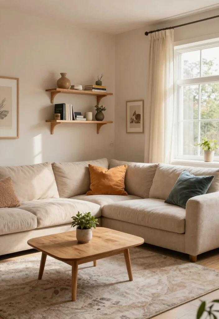 18 Modular Couch Living Room Ideas: Flexible Modern Layouts - 1. L-Shaped Modular Couch for Corner Spaces 1