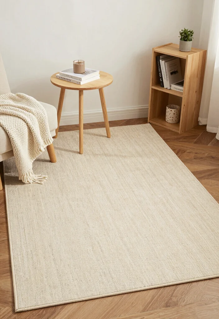 18 Rug Living Room Placement Ideas: Designer Approved Tips - 5. Go Small with Accent Rugs 1