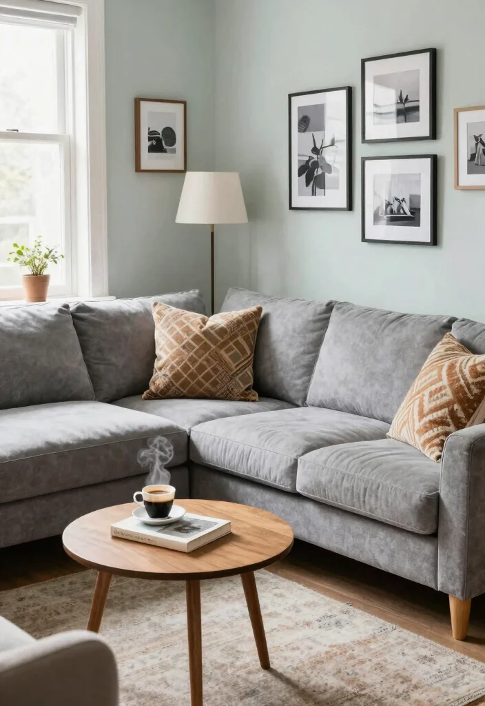 18 Sectional Couch Living Room Layout Ideas for Perfect Flow - 1. L-Shaped Sectional with a Cozy Nook 1