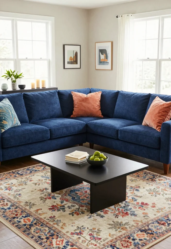 18 Sectional Couch Living Room Layout Ideas for Perfect Flow - 2. U-Shaped Layout for Maximum Seating 1