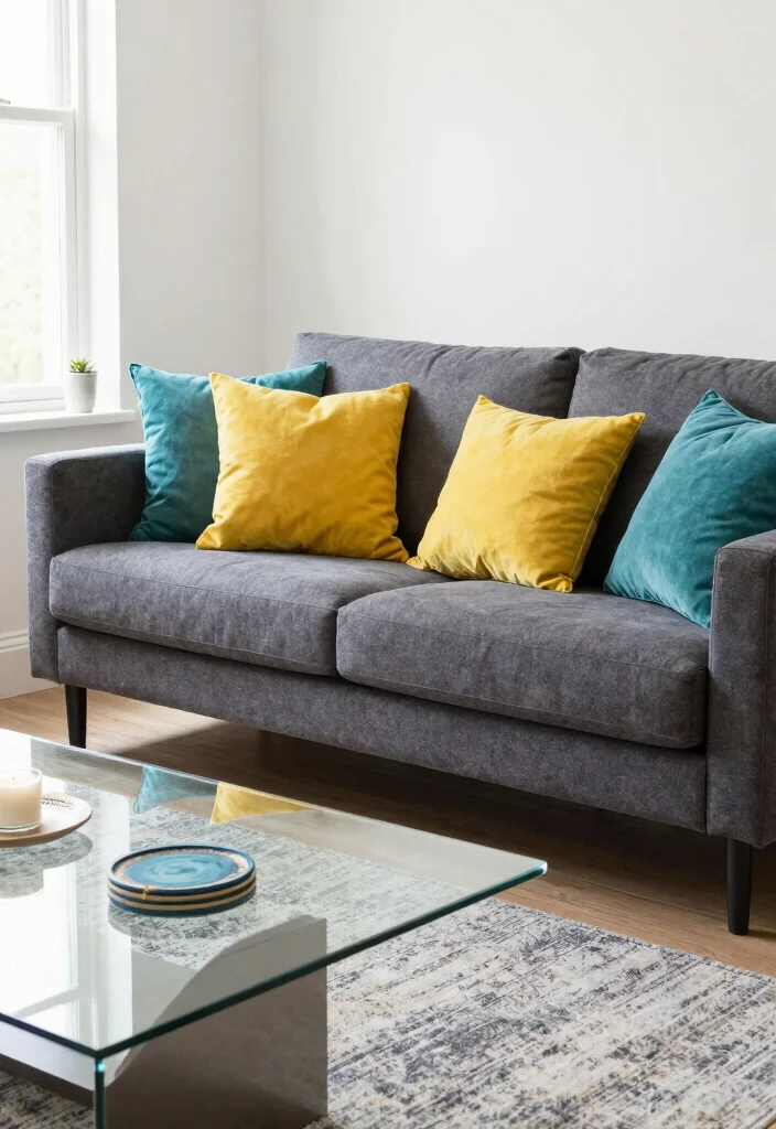 18 Sofa Colors for Living Room Ideas Perfect Palette Picks - 10. Charcoal Gray: Modern Sophistication 1