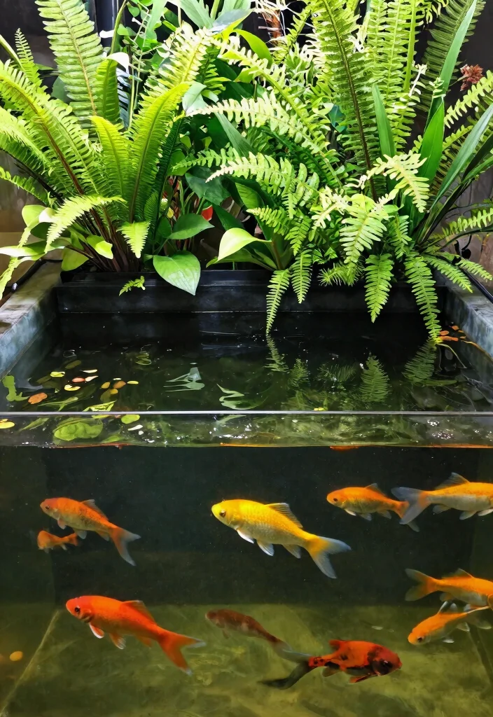 12 Backyard Water Feature Ideas That Run Without a Buried Line - 11. Aquaponic Water Feature 1