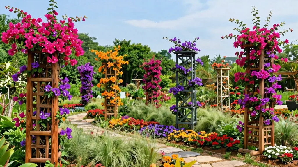 12 Bougainvillea Trellis Wall Concepts That Stay Standing in Wind