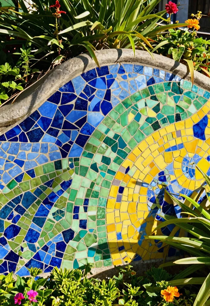 12 Elevation Tiles Outdoor Wall Ideas That Protect Against Weather Damage - 1. Vibrant Mosaic Tiles 1