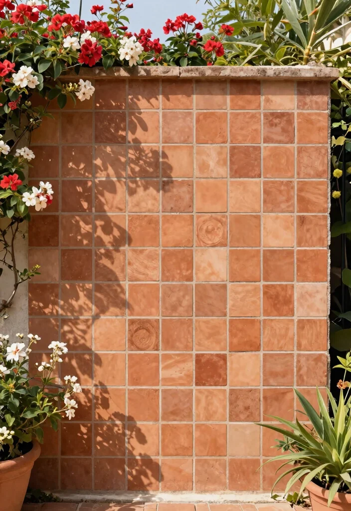 12 Elevation Tiles Outdoor Wall Ideas That Protect Against Weather Damage - 4. Terracotta Tiles 1
